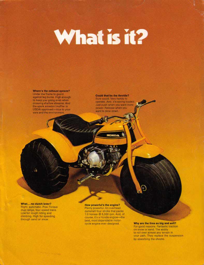 1970 Honda 90 3 wheeler #4