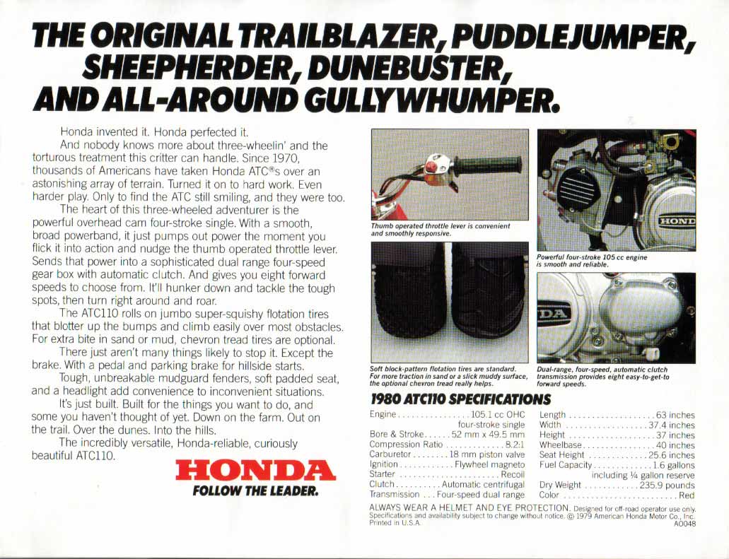 1980 atc 110