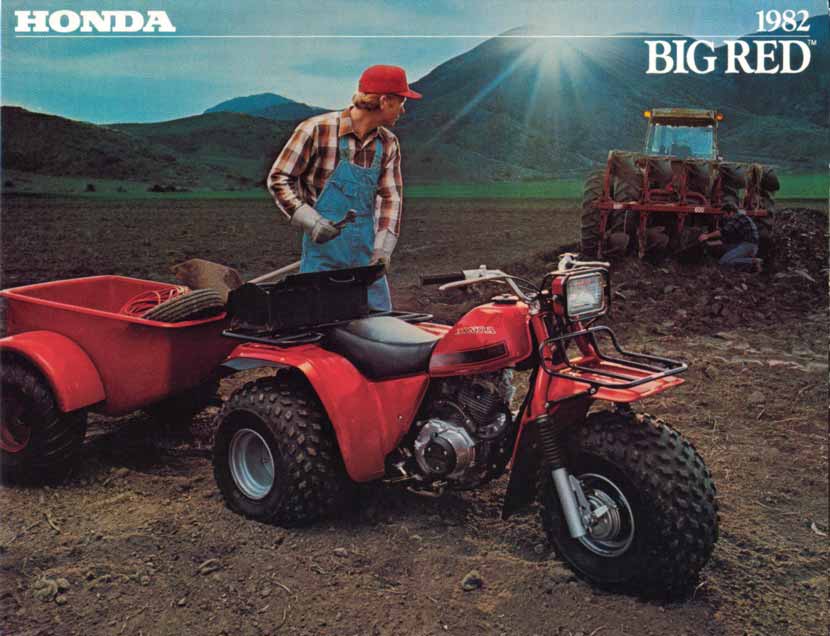 1982 Honda big red 200cc #4