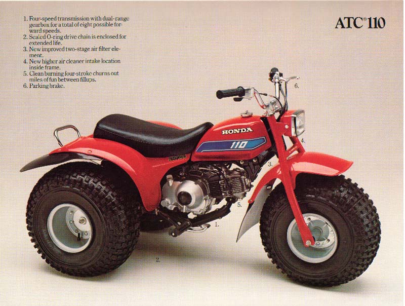 Honda atc 110 3 wheeler #1