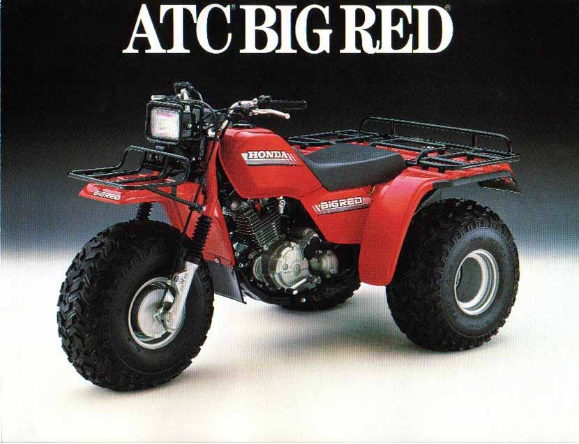 1986 250Es honda big red thr wheeler