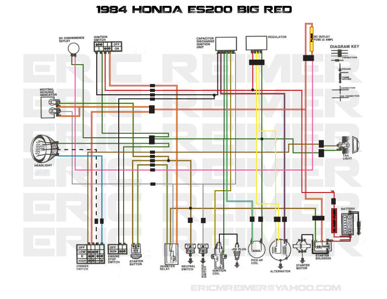 3WHeeLeR WoRLD Honda ATC Wiring Diagrams, 45 OFF