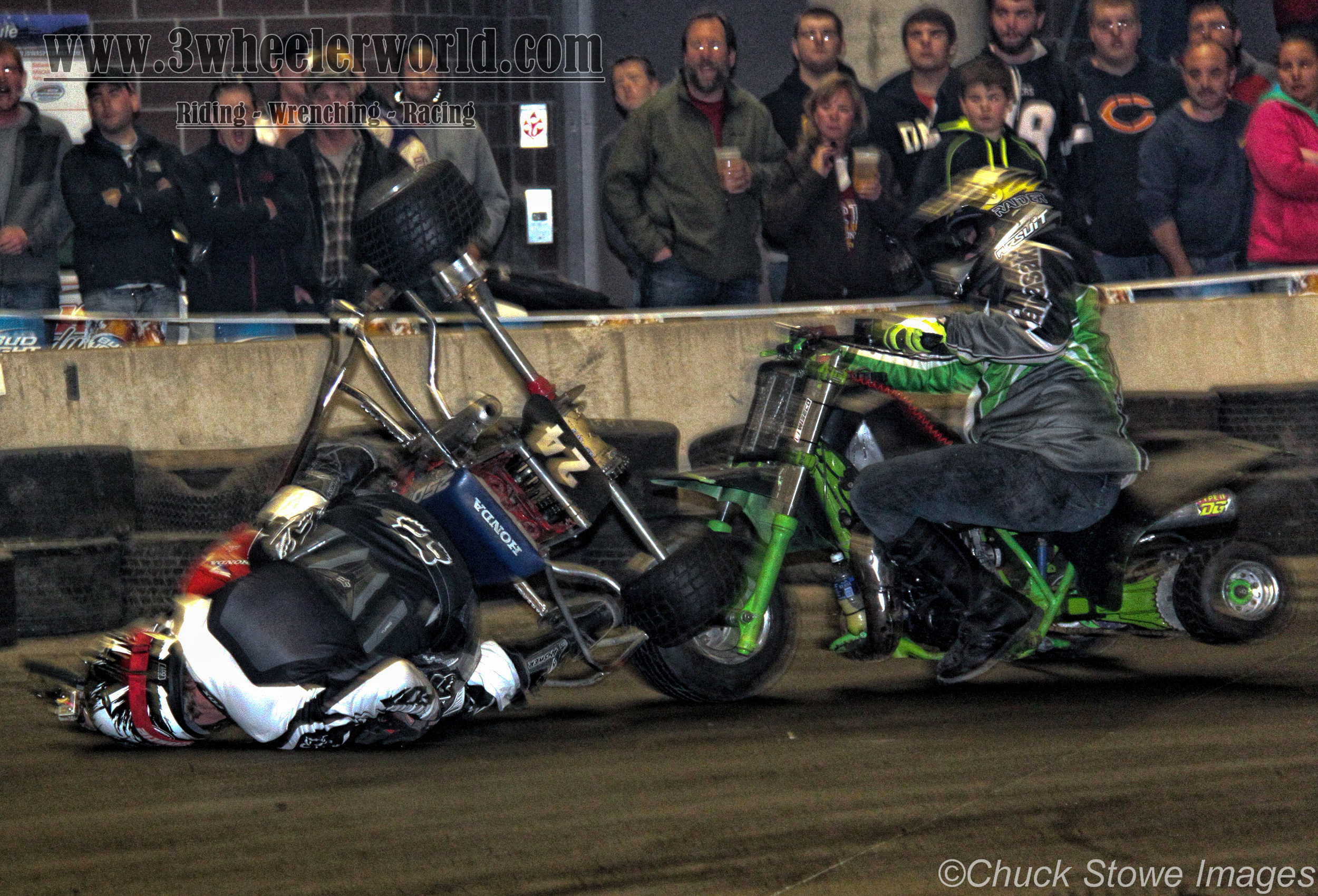 3WHeeLeR WoRLD Battle At the Barn Des Moines Iowa. Flat track