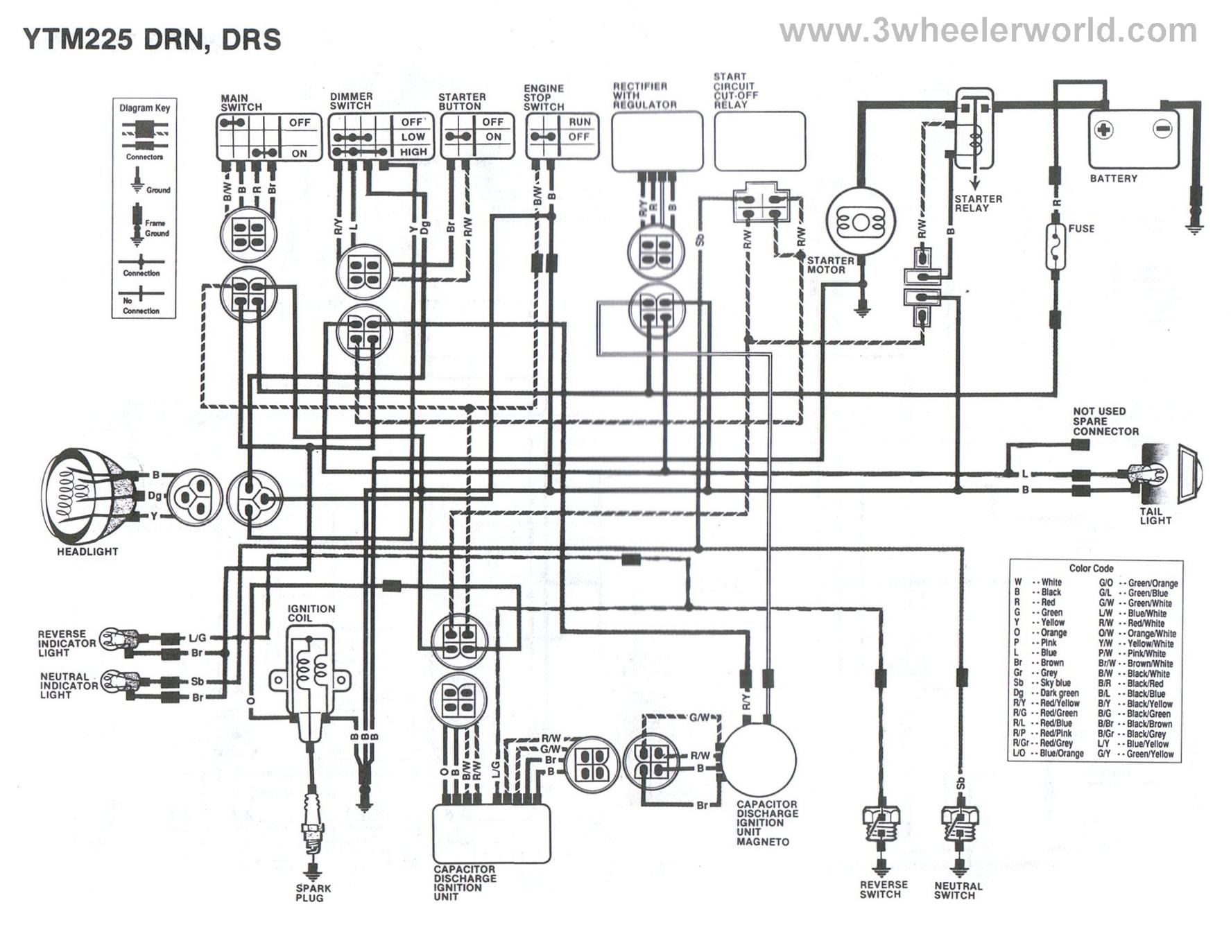 Moto 4 Yfm350ert Wiring Diagram