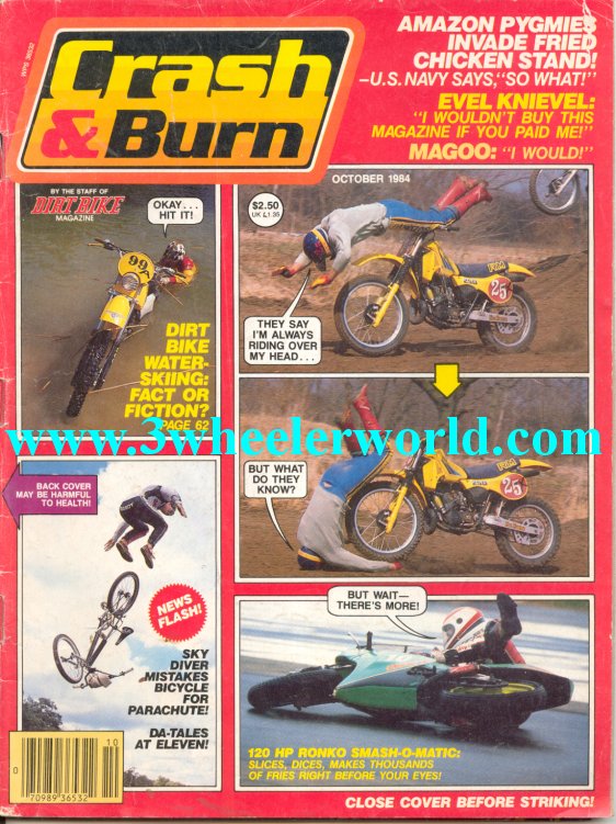 3 WHeeLeR WoRLD Crash & Burn Magazines
