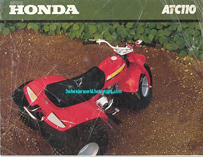 1980 Honda three wheeler #7