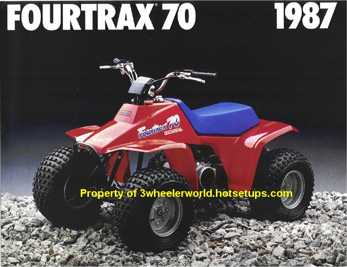 1987 Honda 3 wheeler #3