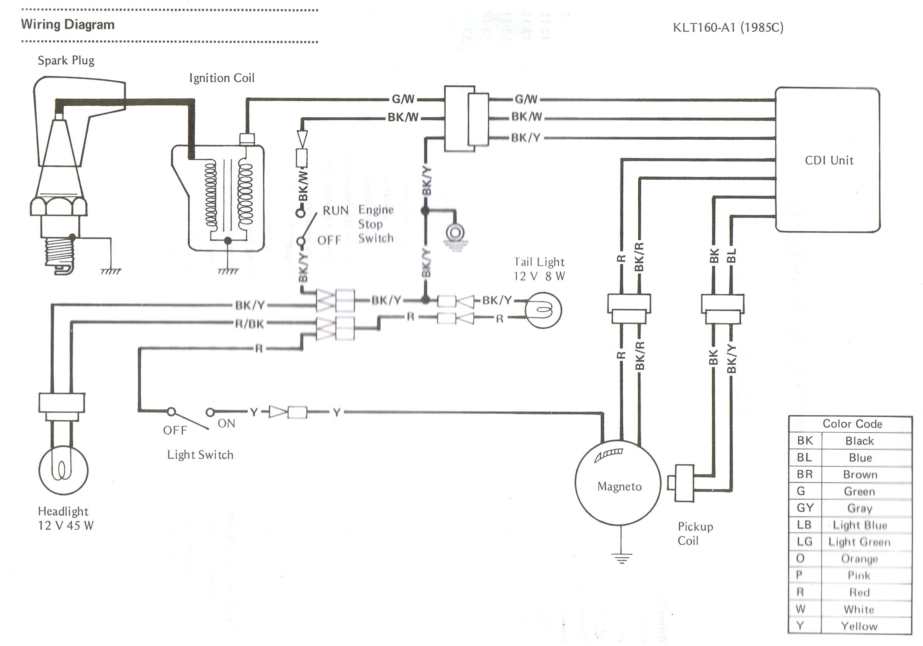 3 WHeeLeR WoRLD - Tech Help - Kawasaki Wiring Diagrams