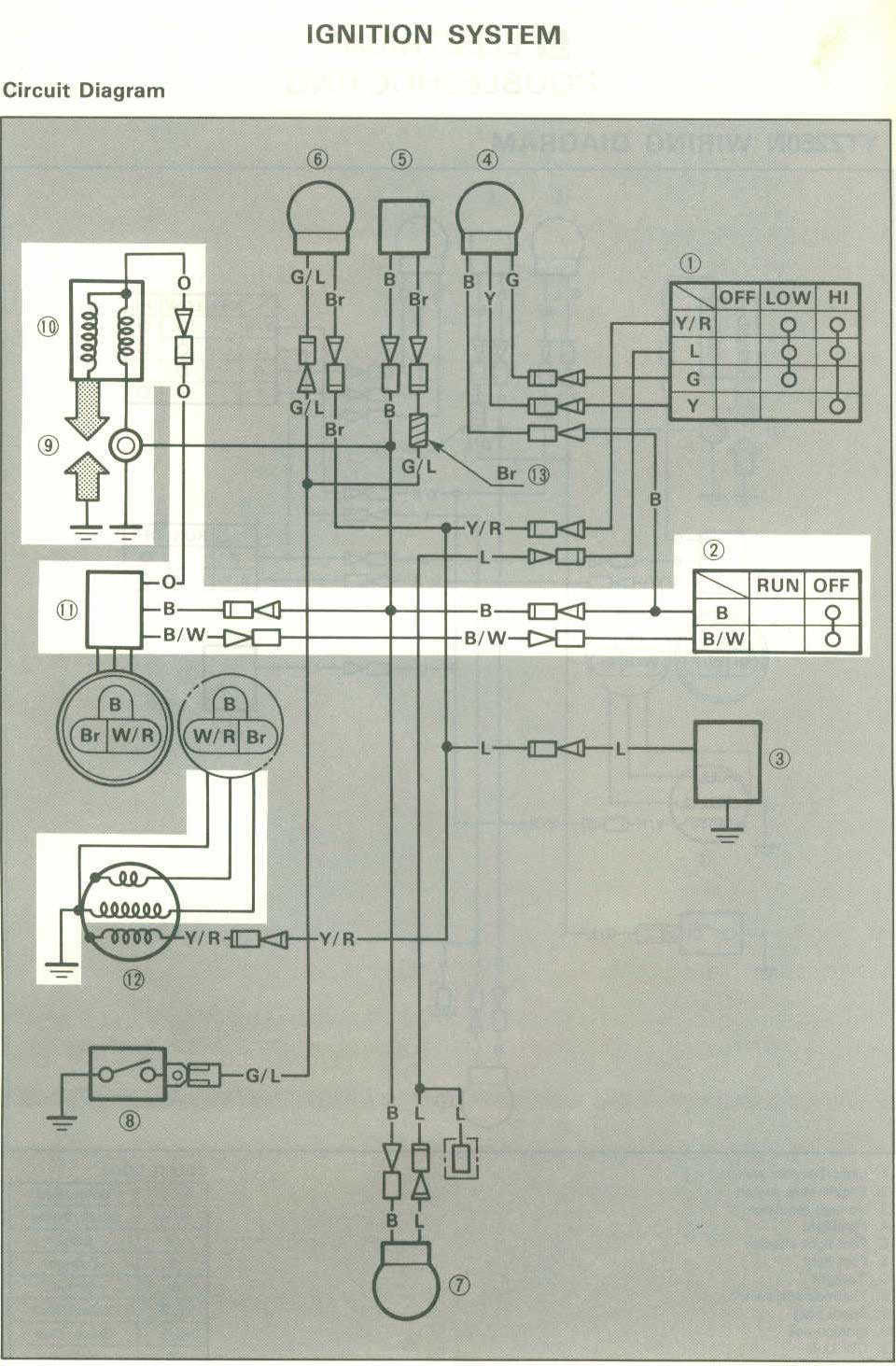 [DIAGRAM] Yamaha Wiring Diagram Moto 4 1985 FULL Version HD Quality 4