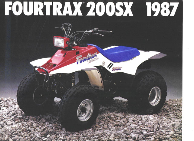 1987 Honda fourtrax 200sx #3