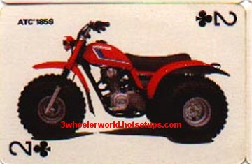 Honda atc playing cards #4